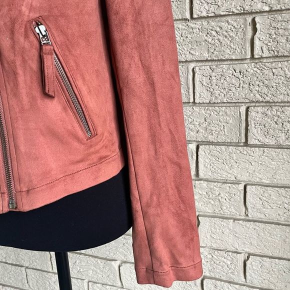 Women’s Bomber Moto Jacket Good Hart size Large NWOT - Picture 4 of 16